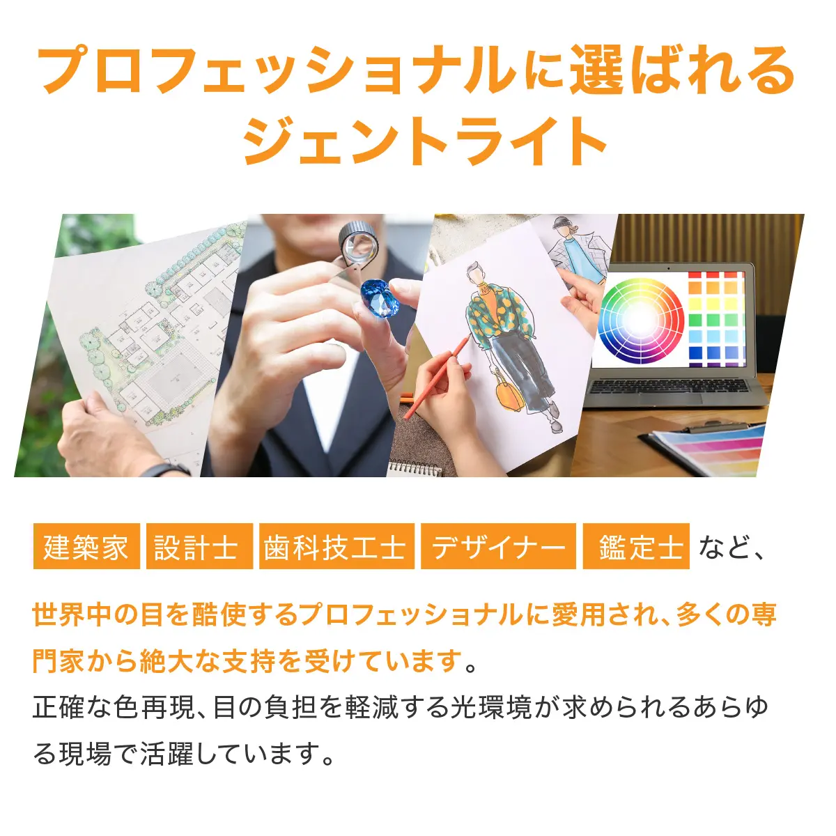 プロに選ばれるデスクライト ジェントライト